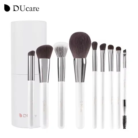 Ducare Bộ cọ trang điểm chuyên nghiệp, cọ makup công cụ cọ trang điểm cao cấp sợi tổng hợp, cọ tán nền, phấn phủ và má