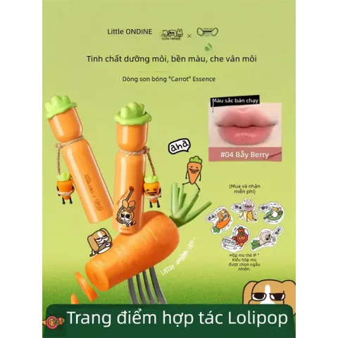 LITTLE ONDINE | Son Dưỡng Môi Đa Màu LITTLE ONDINE, son cà rốt Little Ondine