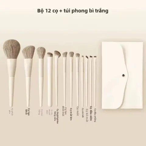 Bộ Cọ Trang Điểm Chuyên Nghiệp Gốm