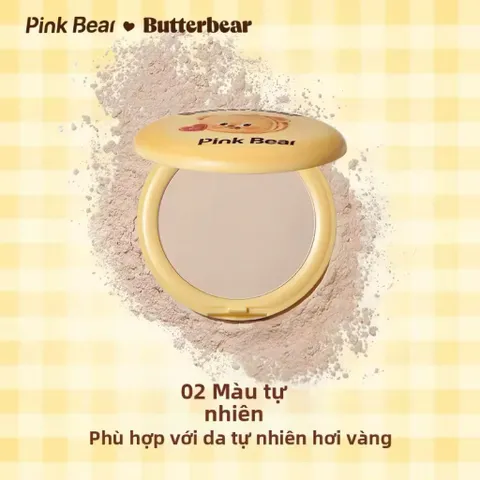 Pink Bear | Phấn Nén, Phấn phủ Kiểm Soát Dầu Pink Bear