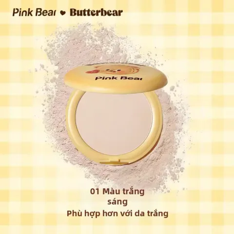 Pink Bear | Phấn Nén, Phấn phủ Kiểm Soát Dầu Pink Bear