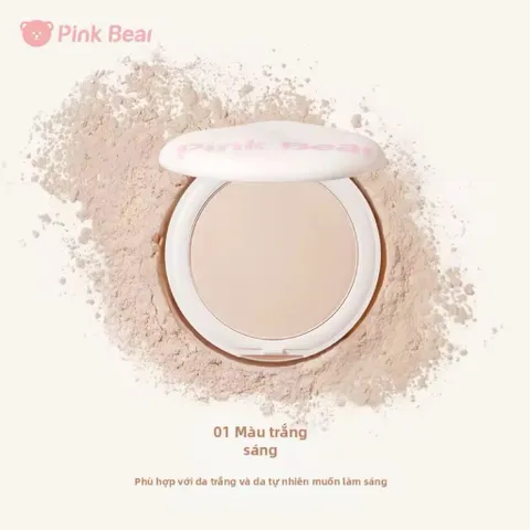 Pink Bear | Phấn Nén, Phấn phủ Kiểm Soát Dầu Pink Bear