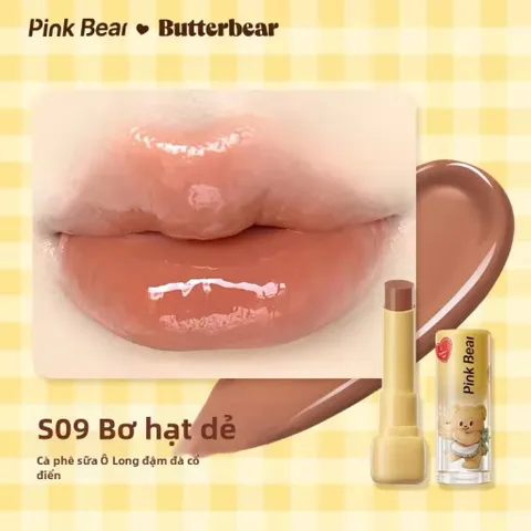 Pink Bear | Son Dưỡng Môi Có Màu, Son Bóng