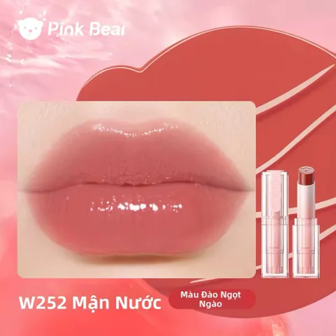 Pink Bear | Son Dưỡng Môi Có Màu, Son Bóng