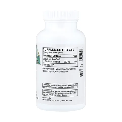 Viên Uống Bổ Sung Canxi Hữu Cơ THORNE Calcium Hỗ Trợ Sức Khỏe Xương Khớp - YoungFit