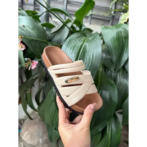 Dép Nữ Đế Nhựa Cao 4cm Quai Chéo Hàn Quốc | Sandal Nữ Êm Chân Chống Trượt Đi Chơi Đi Biển Hot Trend Size 35-39