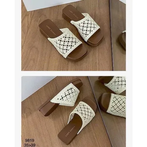 Dép Nữ Quai Ngang Đế Cao 4cm Chất EVA Siêu Nhẹ Êm Chân Tôn Dáng Đi Chơi Đi Học