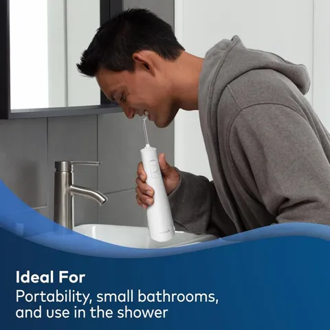Máy tăm nước cầm tay không dây Waterpik WF-20W010 Màu Trắng