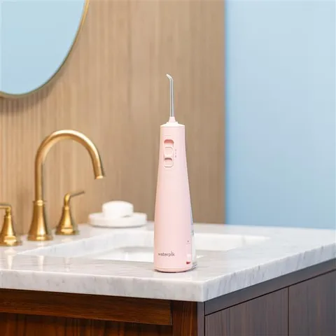 Máy tăm nước không dây Pink Cordless Pulse 3100 Waterpik WF-20CD014 Màu hồng