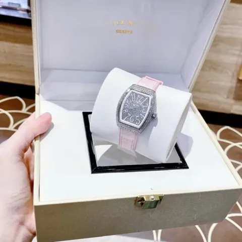 Đồng hồ Nữ FF đính đá sang chảnh, FULLBOX