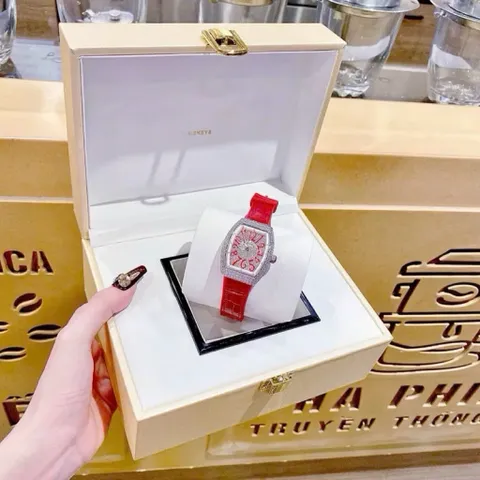 Đồng hồ Nữ FF đính đá sang chảnh, FULLBOX