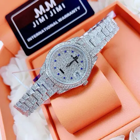 CAM KẾT CHÍNH HÃNG_Đồng hồ nữ JIMI JIMI đá pha lê siêu sáng FULLBOX