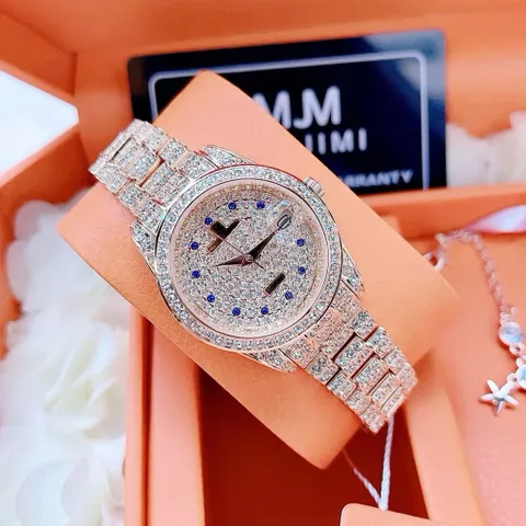 CAM KẾT CHÍNH HÃNG_Đồng hồ nữ JIMI JIMI đá pha lê siêu sáng FULLBOX