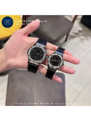[YUMI WATCH 𝟐] Đồng hồ cặp nam nữ AKAP dây cao su non cao cấp KHÔNG BOX