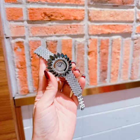 Đồng Hồ Nữ ROCROWN Đính Đá Pha Lê Kiểu Dáng Hoa Tuyết Siêu Sang