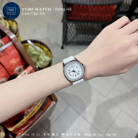 [Yumi Store ] Đồng Hồ Nữ ATP Dây Cao Su Non Đính Đá Pha Lê Cao Cấp FULLBOX
