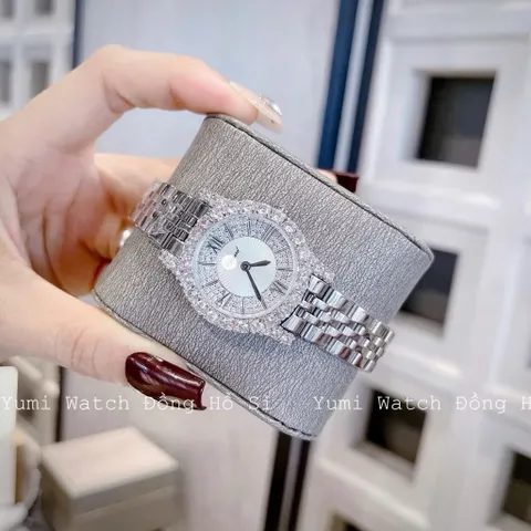 Đồng Hồ Nữ CPD Dây Thép không Gỉ,  Mặt Đá Pha Lê Cao Cấp