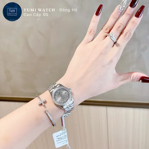 Đồng Hồ Nữ CARNIVAL 8160L1 Full Silver Thiết Kế Sang Trọng, Tinh Tế , Tặng Kèm Hộp Cao Cấp