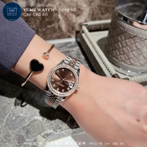 Đồng hồ cặp đôi ALO đính đá sang trọng , đi tiệc đi chơi đều đẹp