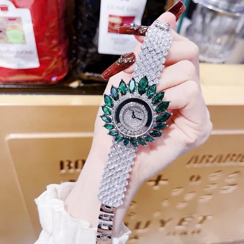 [CAO CẤP] Đồng Hồ Nữ ROYAL HOA TUYẾT ĐÁ PHA LÊ FULLBOX CAO CẤP
