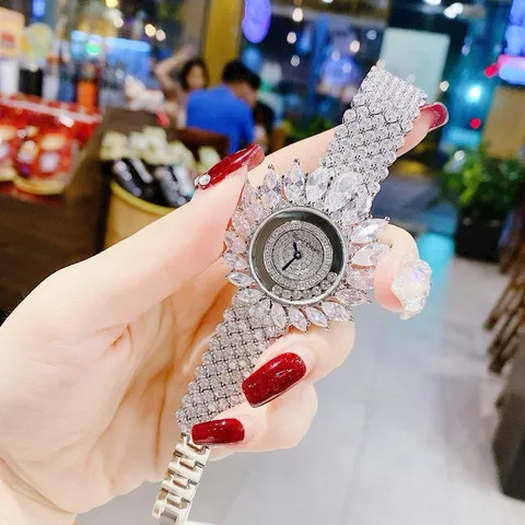 [CAO CẤP] Đồng Hồ Nữ ROYAL HOA TUYẾT ĐÁ PHA LÊ FULLBOX CAO CẤP