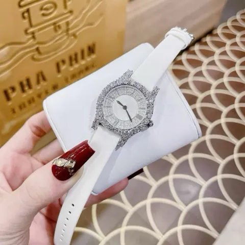 Đồng hồ nữ CO full đá pha lê sáng tay cao cấp, Fullbox