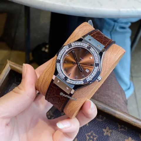 [yumiwatch] Đồng Hồ Nữ BPL Dây Phủ Da Vân Siêu Cấp Fullbox