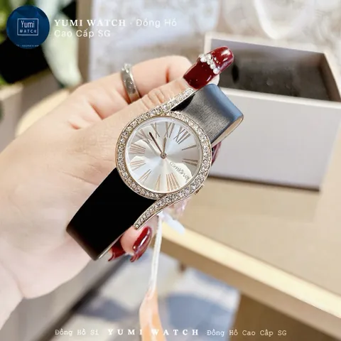 [ CHÍNH HÃNG ] Đồng Hồ Nữ YUMI Comlover Mặt Đính Đá Dây Da Thời Trang Cao Cấp fullbox