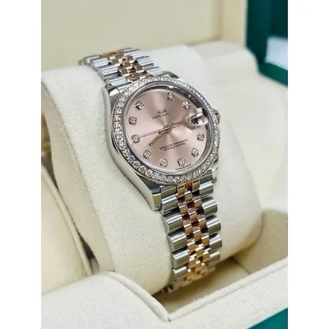 [ YUMI WATCH 𝟐 ] Đồng hồ cặp đôi  ALLO dây inox chạy cơ tự động MÁY THUỴ SĨ