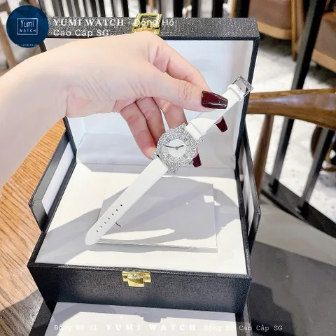Đồng Hồ Nữ Dây Da Cchoper đính đá sang trọng kèm hộp