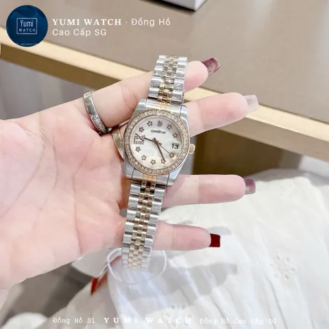 CHÍNH HÃNG Đồng Hồ Nữ YUMI COLOVER Dây Thép Không Gỉ Cao Cấp Fullbox