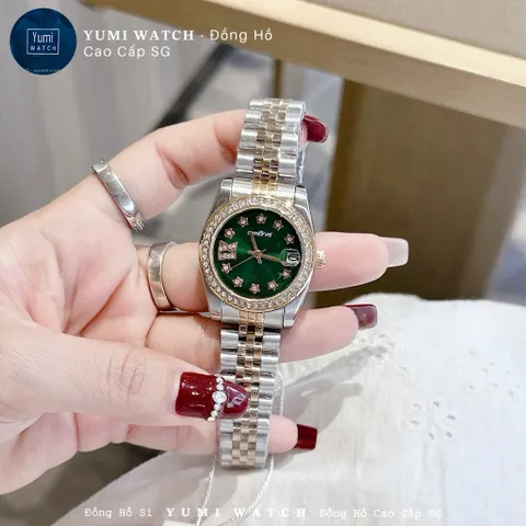 CHÍNH HÃNG Đồng Hồ Nữ YUMI COLOVER Dây Thép Không Gỉ Cao Cấp Fullbox