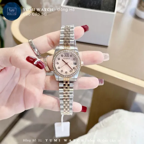 CHÍNH HÃNG Đồng Hồ Nữ YUMI COLOVER Dây Thép Không Gỉ Cao Cấp Fullbox