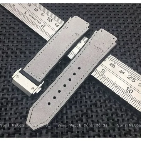 Bộ dây thay thế cho đồng hồ BLL , Dây Cao Su + Phủ Da , Dây Loại 1 CAO CẤP