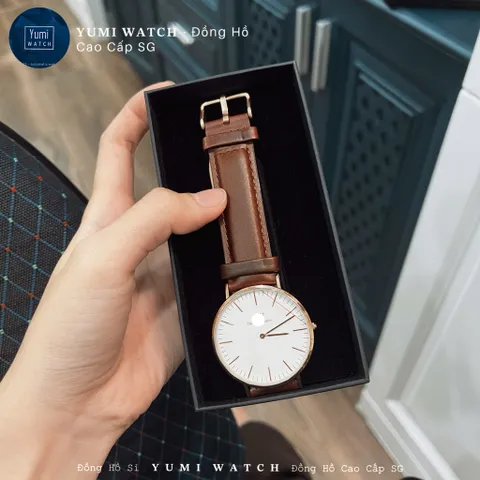 [YumiWatch2] Đồng Hồ Cặp ĐĐ Dây Da FULLBOX CAO CẤP