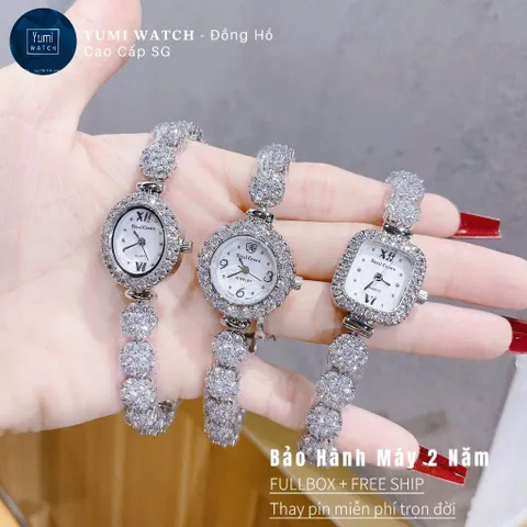 [ Yumi Store ] Đồng Hồ Nữ Đá Pha Lê Siêu Sáng, CAO CẤP FULLBOX SANG TRỌNG