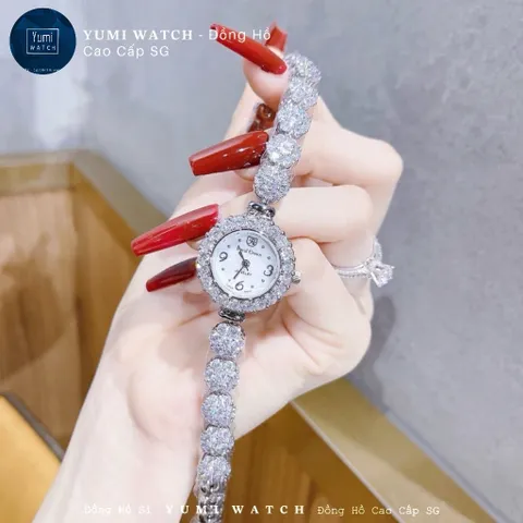 [ Yumi Store ] Đồng Hồ Nữ Đá Pha Lê Siêu Sáng, CAO CẤP FULLBOX SANG TRỌNG