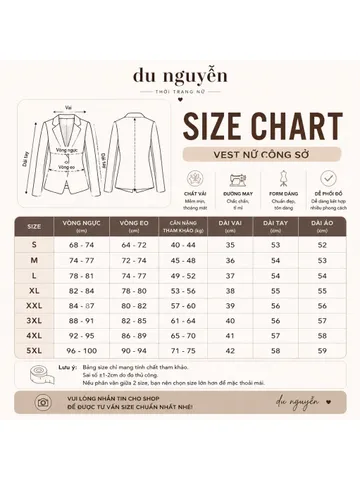 Áo Vest Nữ Công Sở Tuyết Mưa Phối Phi Du Nguyễn – Form Đẹp, May Kĩ, Tay Dài & Tay Lỡ