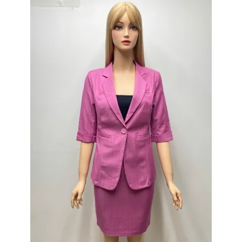 Áo Vest Nữ Kẻ Caro Tay Lỡ Phom Dài Công Sở Thanh Lịch