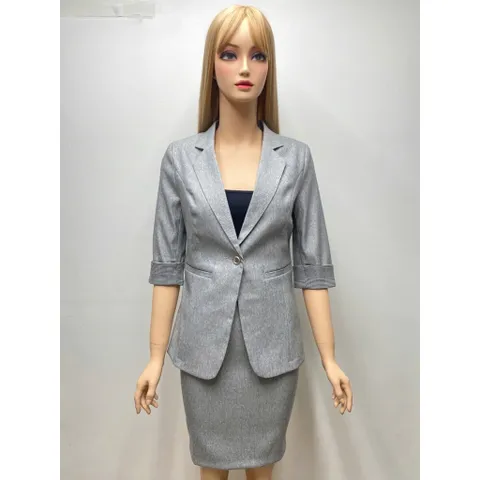 Áo Vest Nữ Kẻ Caro Tay Lỡ Phom Dài Công Sở Thanh Lịch