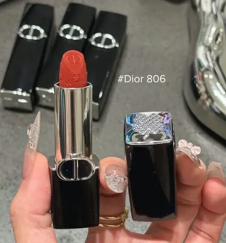 💄 Son Dior 806 Rouge Dior Couture Lip Velvet Limited Edition Red Luck Chính Hãng