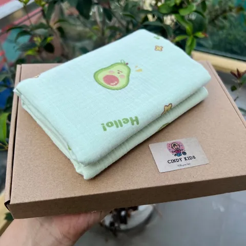 Khăn Tắm Muslin 2 Lớp Cao Cấp (120x70cm) - Siêu Thấm Hút, Mềm Mịn, Đa Dạng Họa Tiết