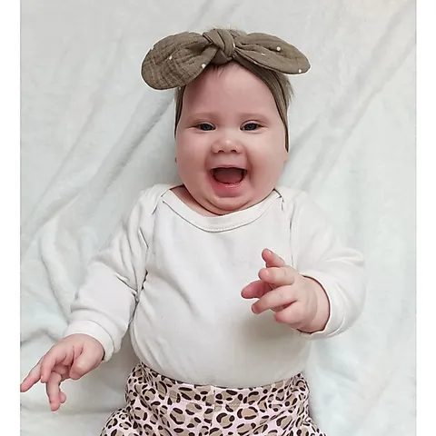 Băng đô muslin cho bé gái siêu dễ thương chất liệu mềm mại an toàn cho bé của nhà Cindy