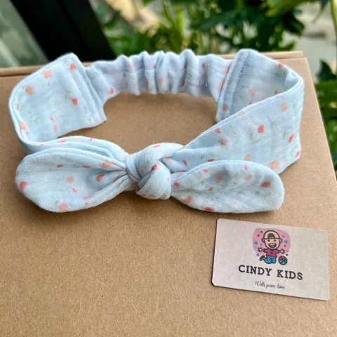 Băng đô muslin cho bé gái siêu dễ thương chất liệu mềm mại an toàn cho bé của nhà Cindy