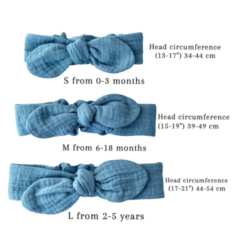 Băng đô muslin cho bé gái siêu dễ thương chất liệu mềm mại an toàn cho bé của nhà Cindy