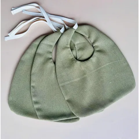 Yếm Linen cho bé - Yếm ăn dặm, yếm cổ xinh xắn thoáng mát thấm mồ hôi tốt cho mùa hè