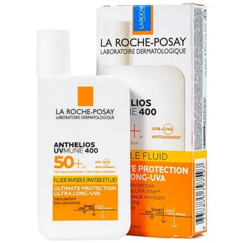 ( CTy NK) Kem Chống Nắng La Roche-Posay Fluide Invisible Dạng Sữa - Bảo Vệ Da Khỏi Tia UV, Thích Hợp Cho Da Nhạy Cảm