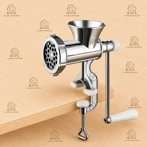 Máy Xay Quay Tay Xay Thịt - Cua - Cá, Đùn Xúc Xích, Xay Tất Cả Các Loại Thực Phẩm Sắc Bén Tiện Dụng Cho Nhà Bếp