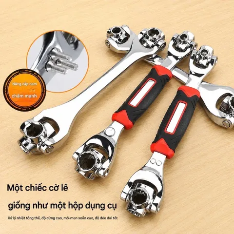 Cờ Lê Đa Năng 48 Đầu Xoay 360 Độ , Tay Cầm Chống Trượt - Dụng Cụ Vặn Bu Lông Ốc Vít Đa Năng Tiện Lợi Nhỏ Gọn