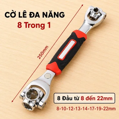 Cờ Lê Đa Năng 48 Đầu Xoay 360 Độ , Tay Cầm Chống Trượt - Dụng Cụ Vặn Bu Lông Ốc Vít Đa Năng Tiện Lợi Nhỏ Gọn